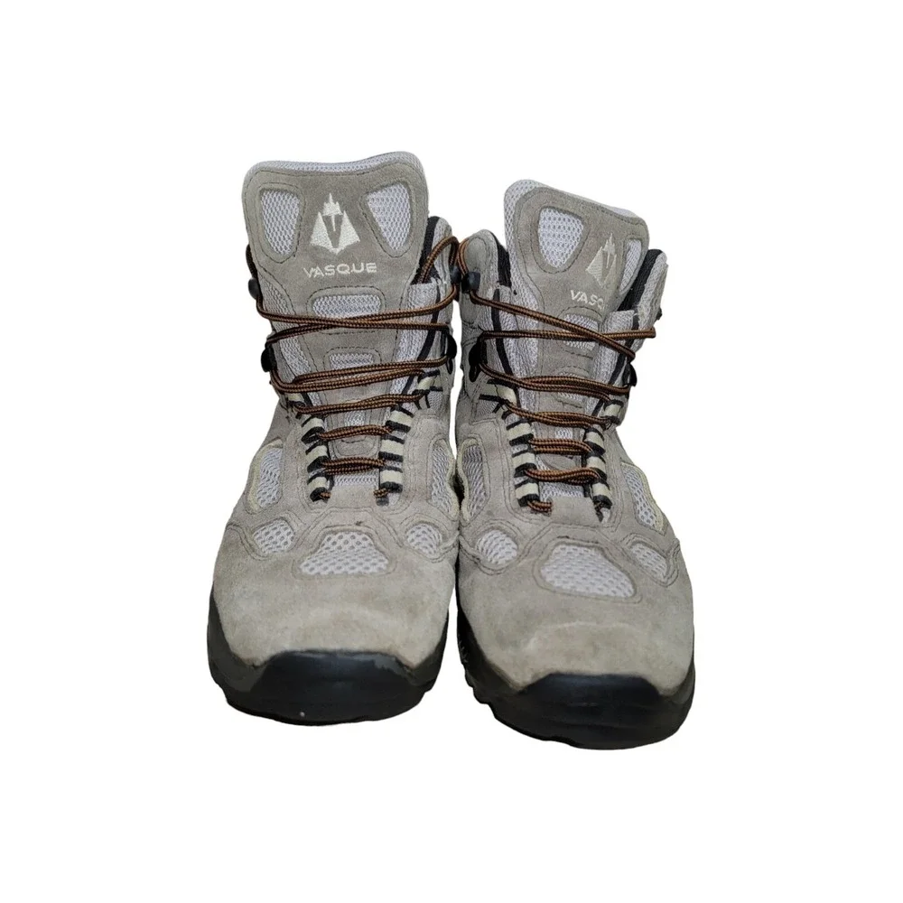 Vasque Breeze Waterproof Hiking Boots‎ Youth Size 6 M Gray Leather Trail Shoes